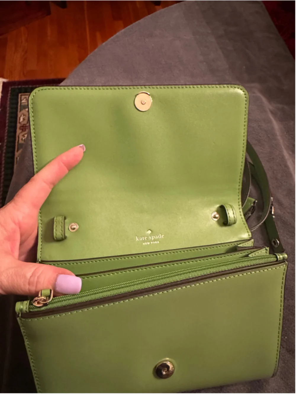Kate Spade Lime Green Crossbody Bag